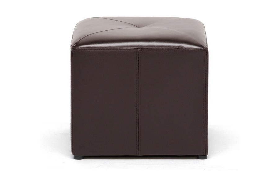 Aric Bonded Leather Ottoman Wholesale Interiors